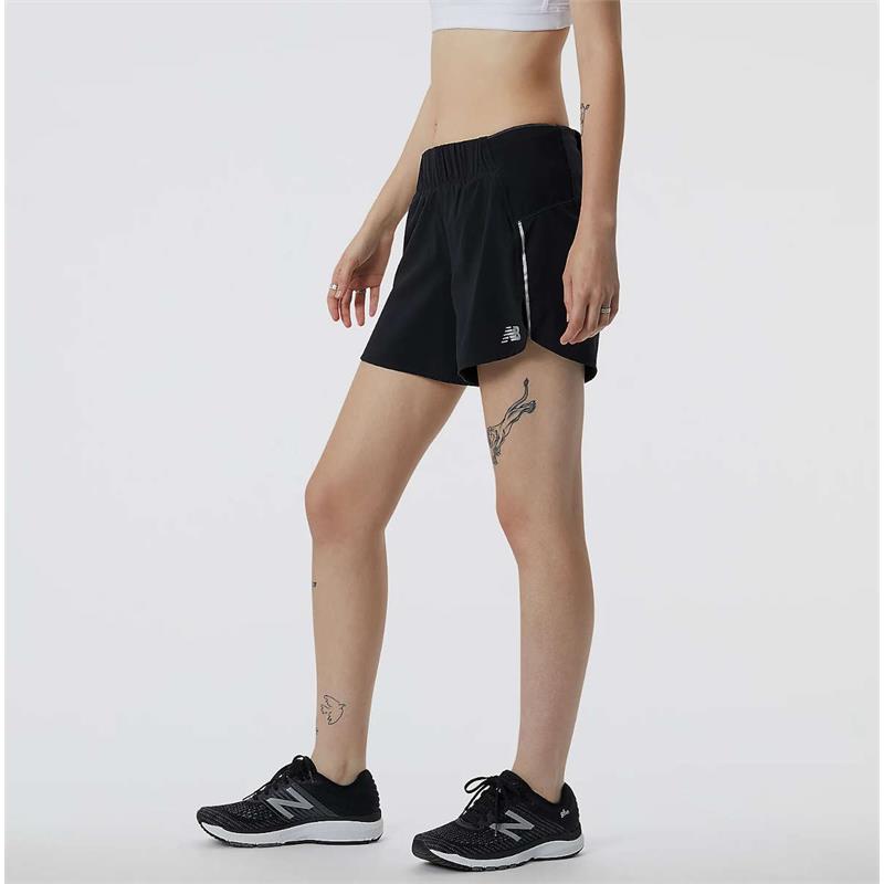 New Balance Womens Impact Run 5in Shorts-2